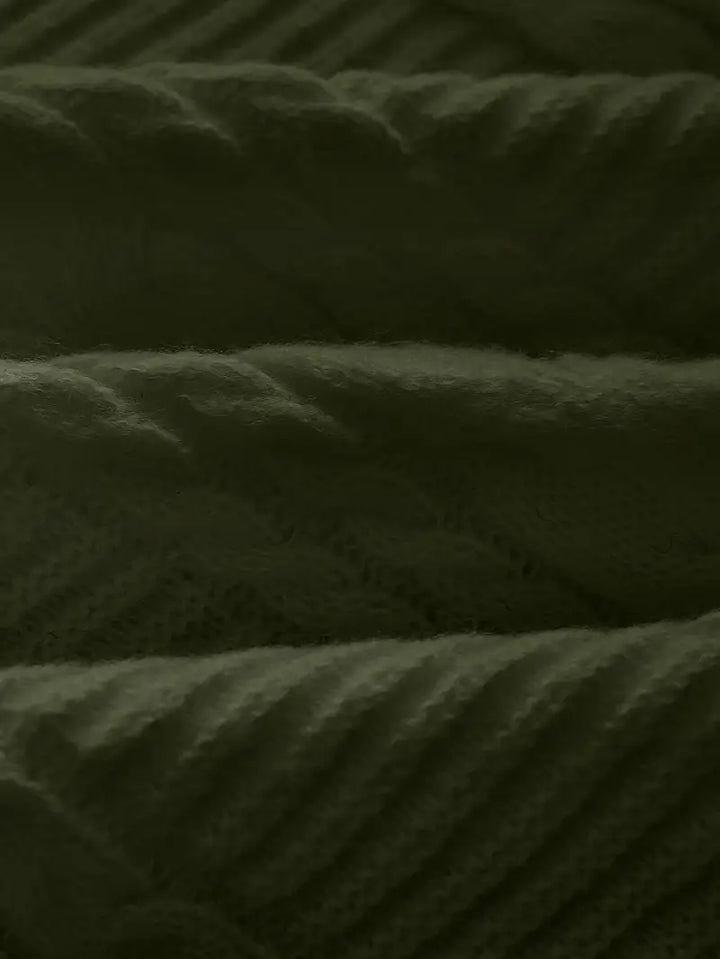 Jilson - Rund Hals Og Langærmet Strukturstrikket Sweater