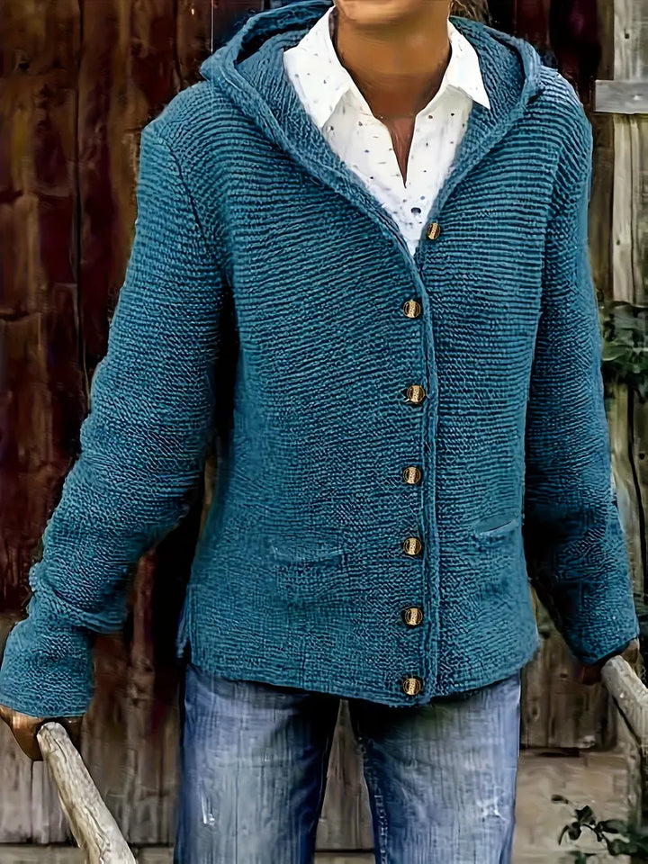 Bressan - Elegant Langær Met Cardigan Med Hætte