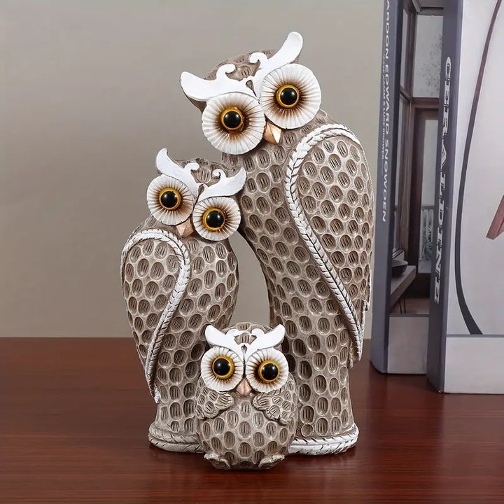 EchoOwlet - Moderne Ugle Familie Figur