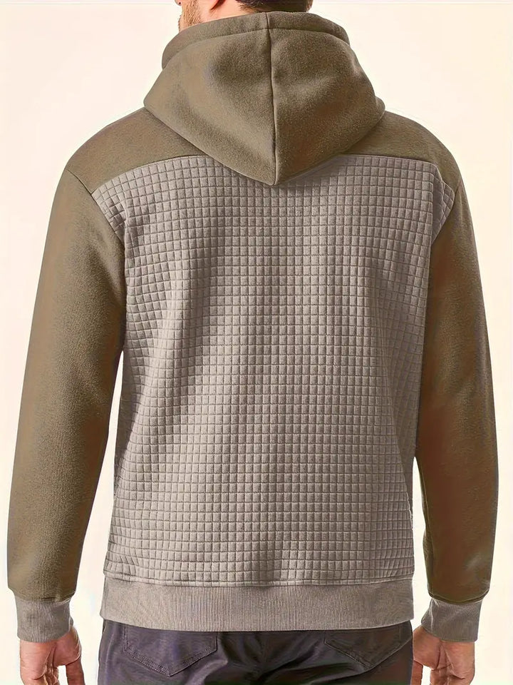 Dashiell - Sweatshirt Med Hætte Og Struktur