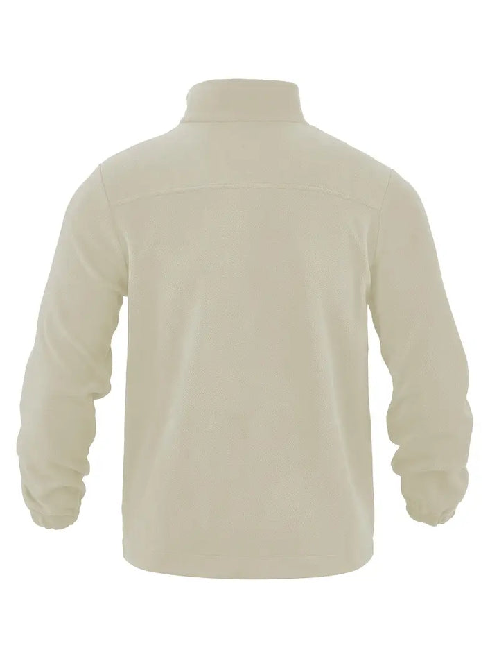 Barron - Afslappet Fleece Jakke Med Lynlås Og Lomme