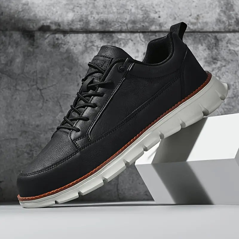 Dewey - Åndbar Læder Turnschuh