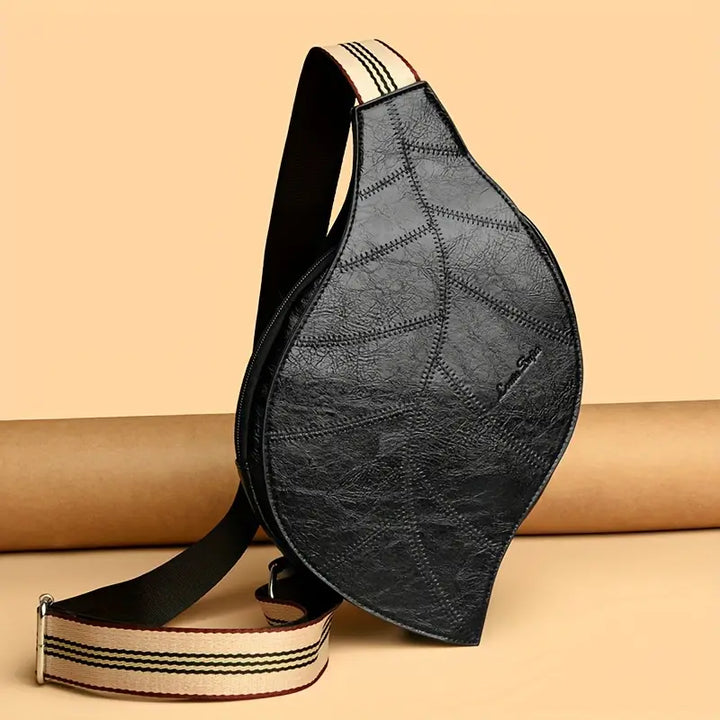 Carmela - Læder Crossbody Skuldertaske med Justerbar Rem og Spænde