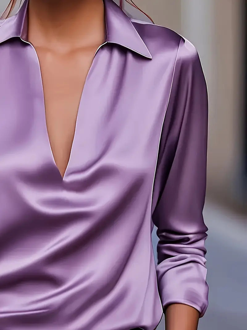 Nadene - Premium V-Hals Bluse