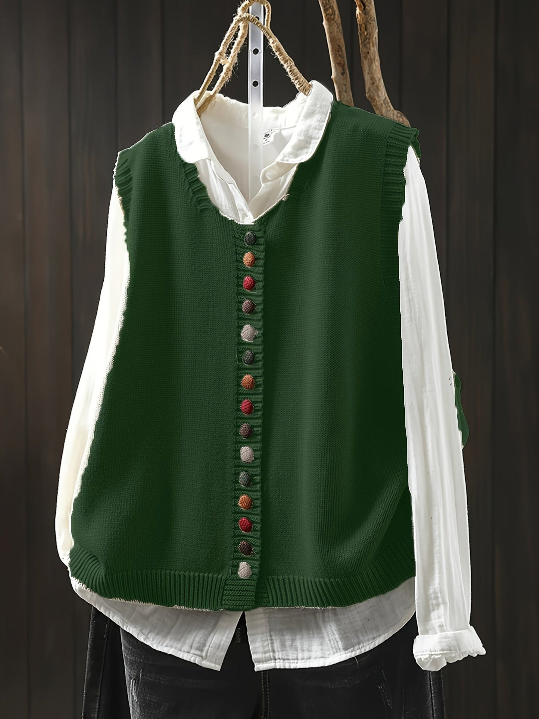 Toriana -  Ærmeløs Strikket Vest