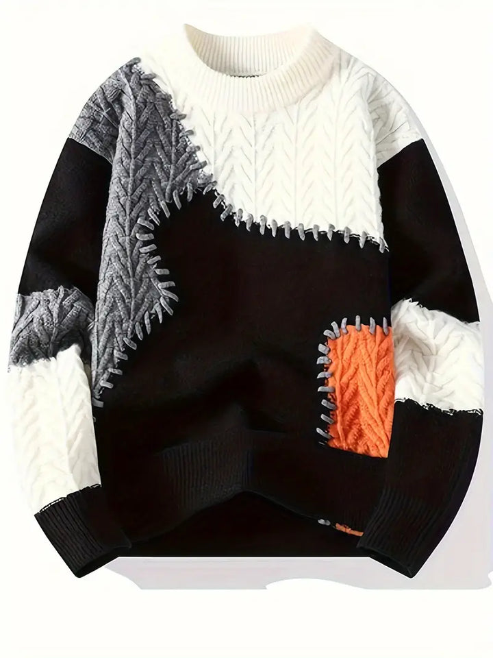 Wagner - Afslappet Strikket Sweater Med Rund Hals