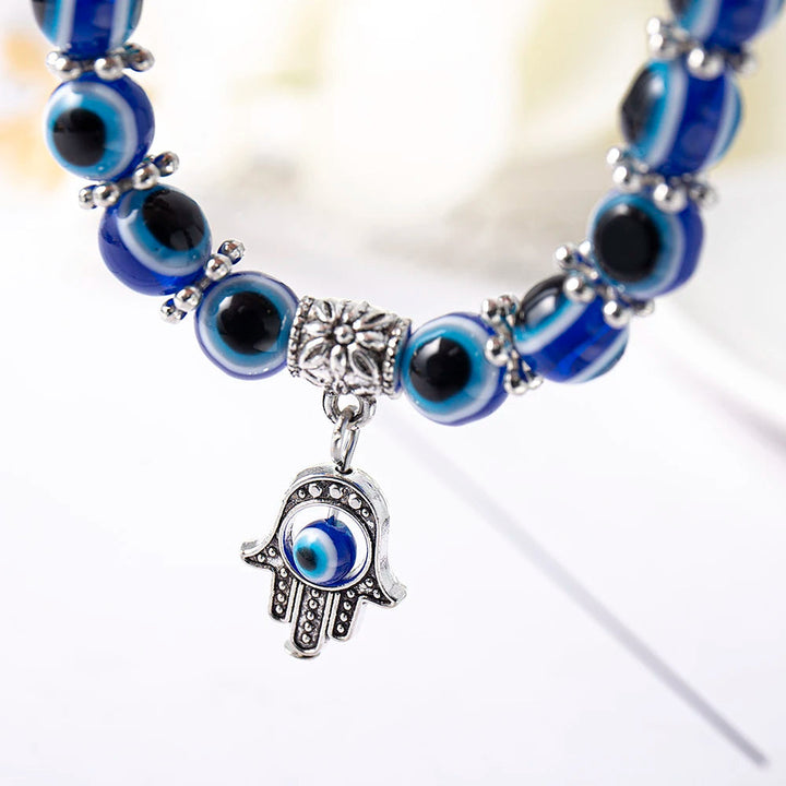 Eliani - Saphira Ond øje-Amulet Ankelkæde