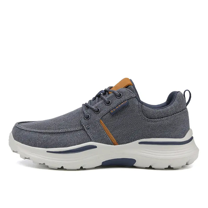 Keidean - Åndbare Sneakers Med Snørebånd i Lærred