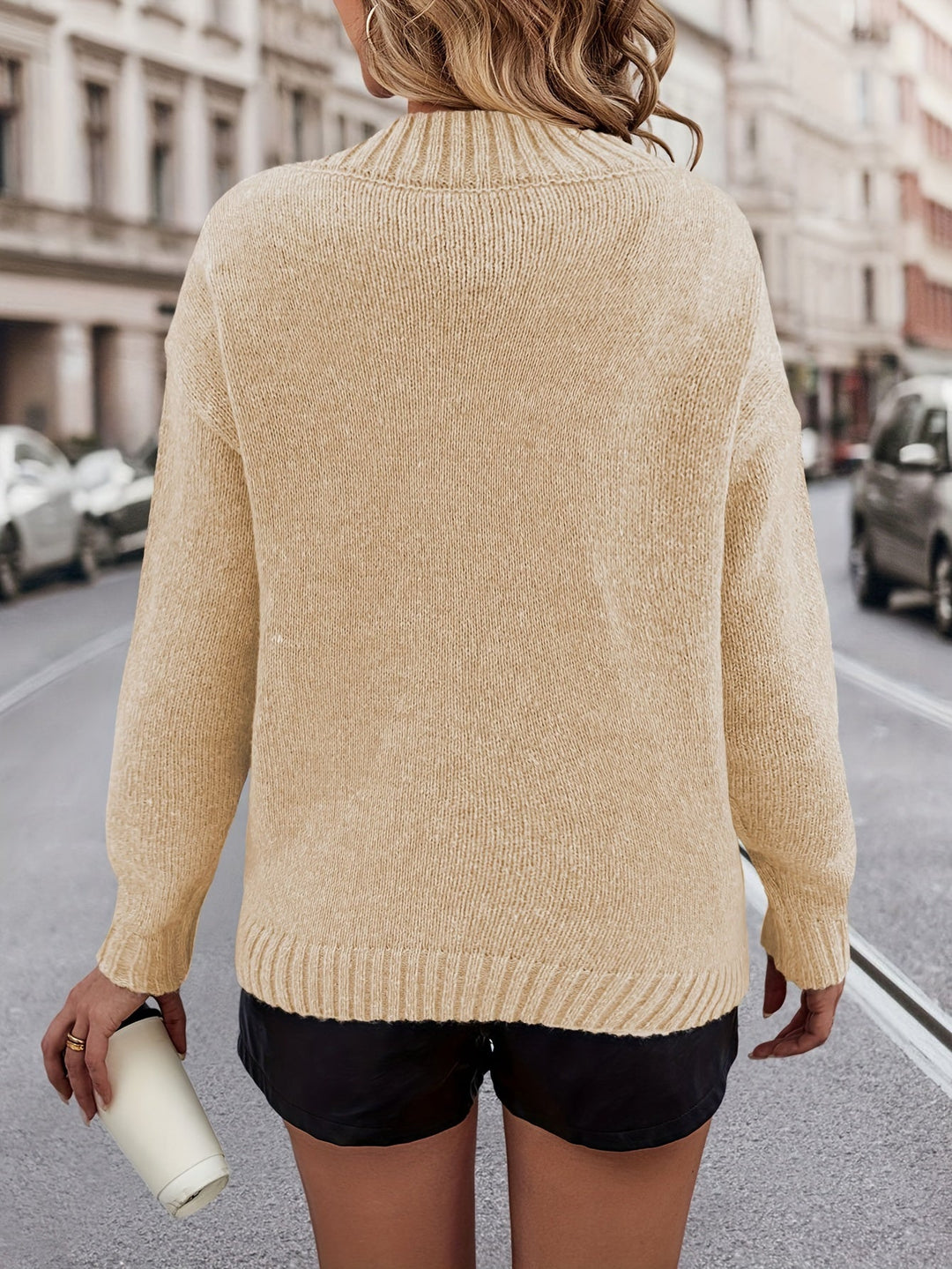 Chrystel - Trøje Med Hjerte Motiv Og V-Hals