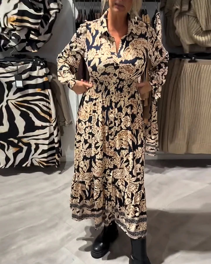 Merle - Moderigtig Kjole Med Mønster