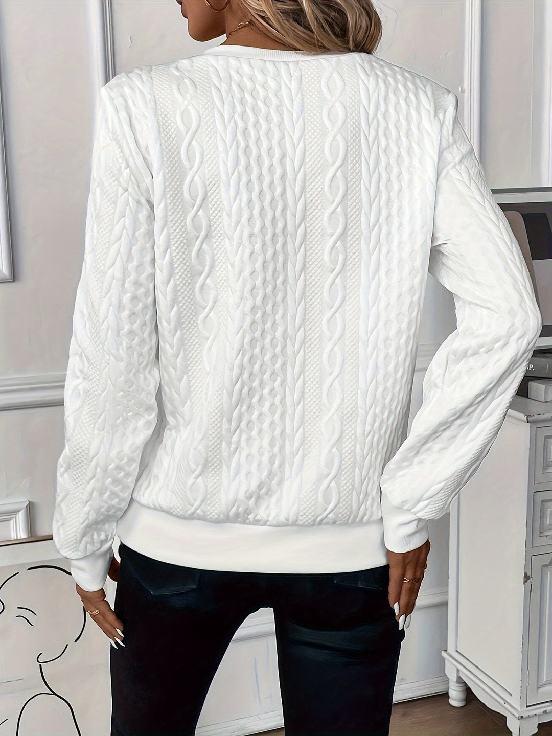 Karoline – Elegant Og Behagelig Sweater Med Lynlås