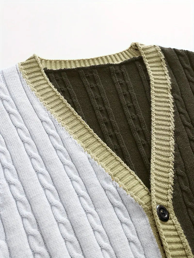 Bryant - Åndbar Strikket Langærmet Cardigan