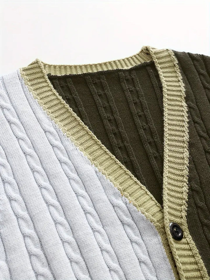 Bryant - Åndbar Strikket Langærmet Cardigan
