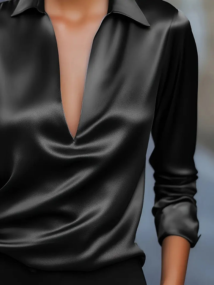 Nadene - Premium V-Hals Bluse