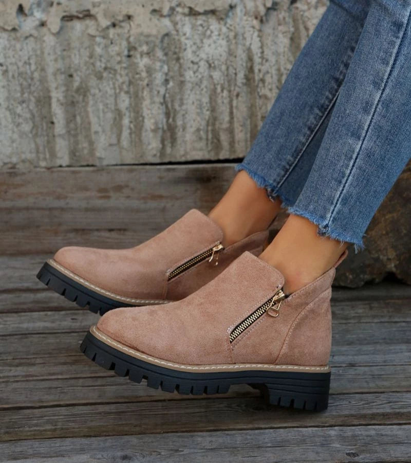 Miladie - Ortopædisk Støvle Med Lynlås i Siden