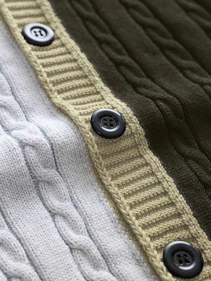 Bryant - Åndbar Strikket Langærmet Cardigan