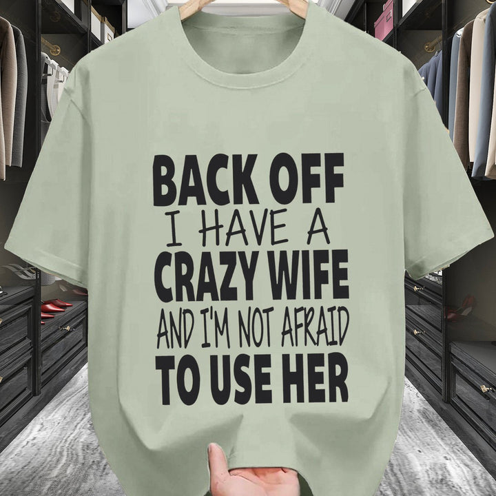 Crazy – Komfortabel T-Skjorte
