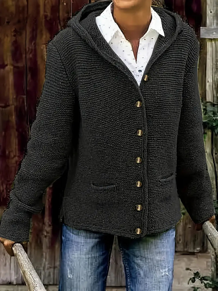 Bressan - Elegant Langær Met Cardigan Med Hætte