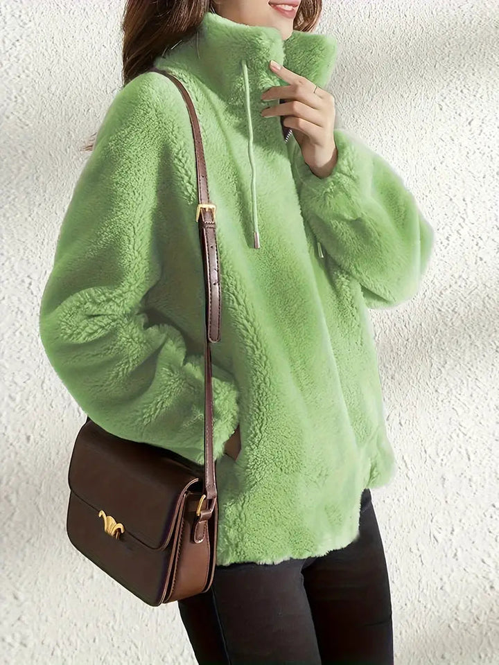 Maliza - Stilfuld Pels Jakke i Fleece