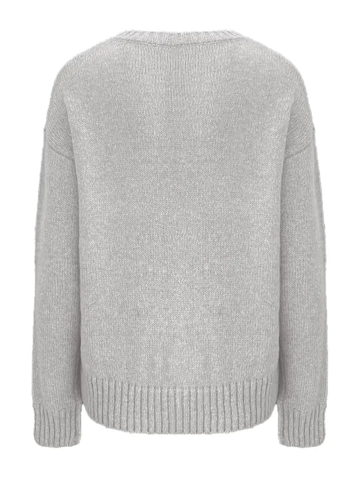 Urvana - Katte Udskriv Langærmet Sweater