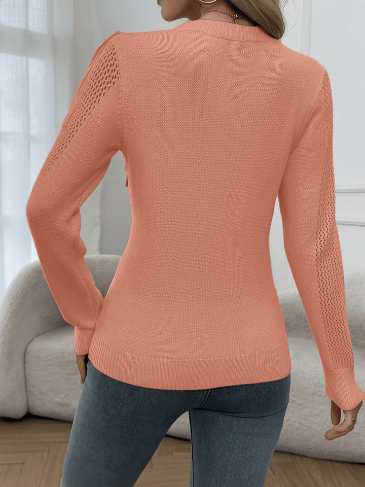 Thindra - Fringed Sweater Med Lange ærmer