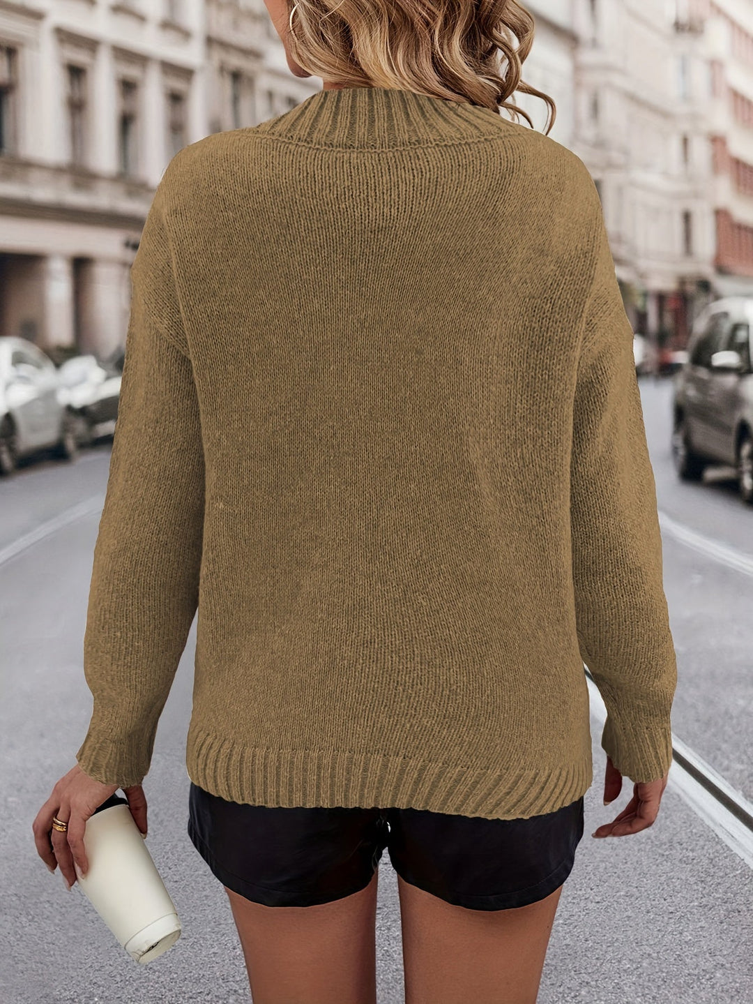 Chrystel - Trøje Med Hjerte Motiv Og V-Hals