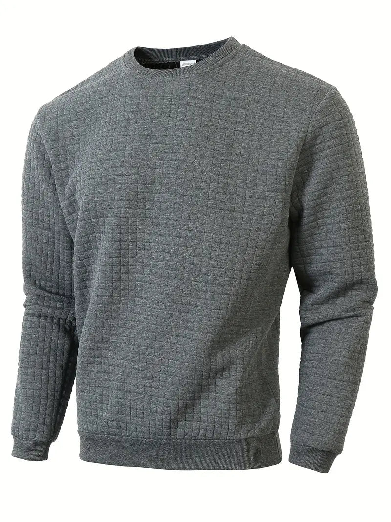 Andreas - Langærmet Sweater i Boheme Ternet Stof