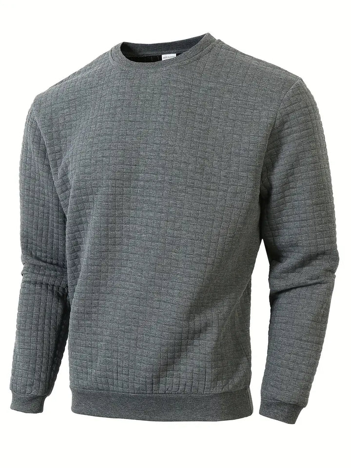 Andreas - Langærmet Sweater i Boheme Ternet Stof