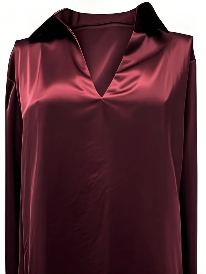 Nadene - Premium V-Hals Bluse