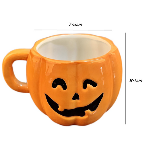 GlowSip - Græskar Smil Halloween Krus