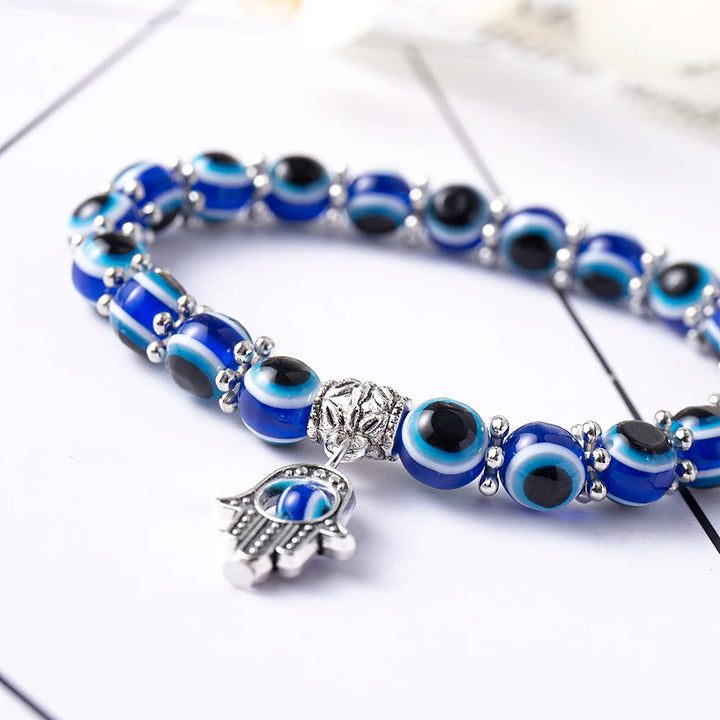 Eliani - Saphira Ond øje-Amulet Ankelkæde