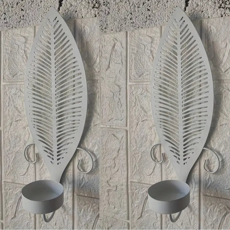 FoliGlow - Lysestage i Blad Design