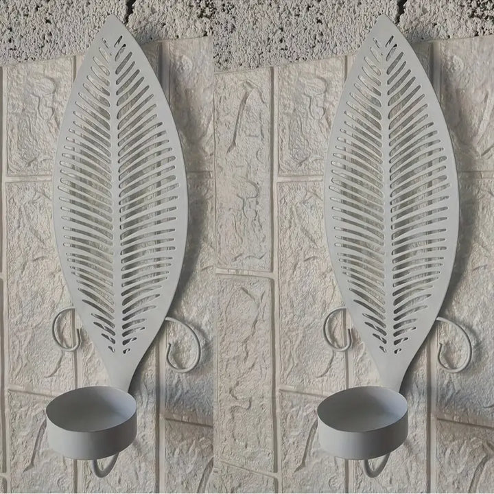 FoliGlow - Lysestage i Blad Design