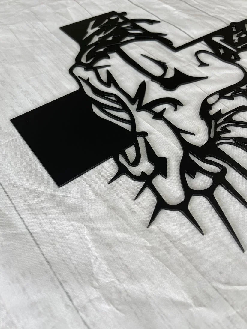 ChristCraft - Jesus Kors i Metal Til Vægdekoration