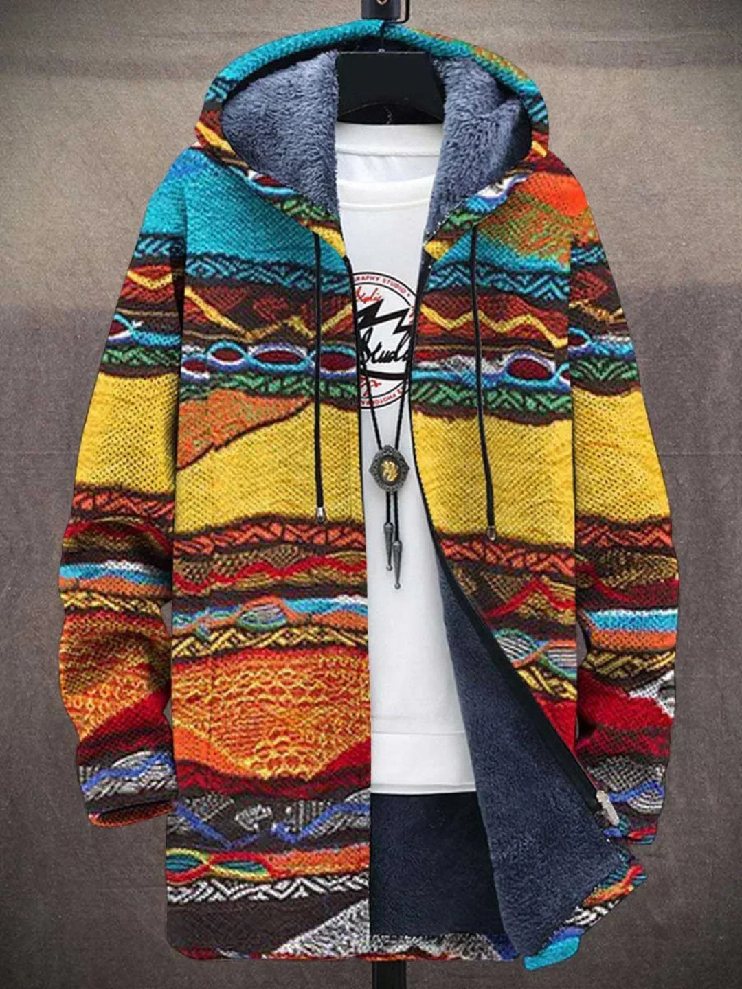 Broonte - Luksuriøs Cardigan Inspireret Af Kunst