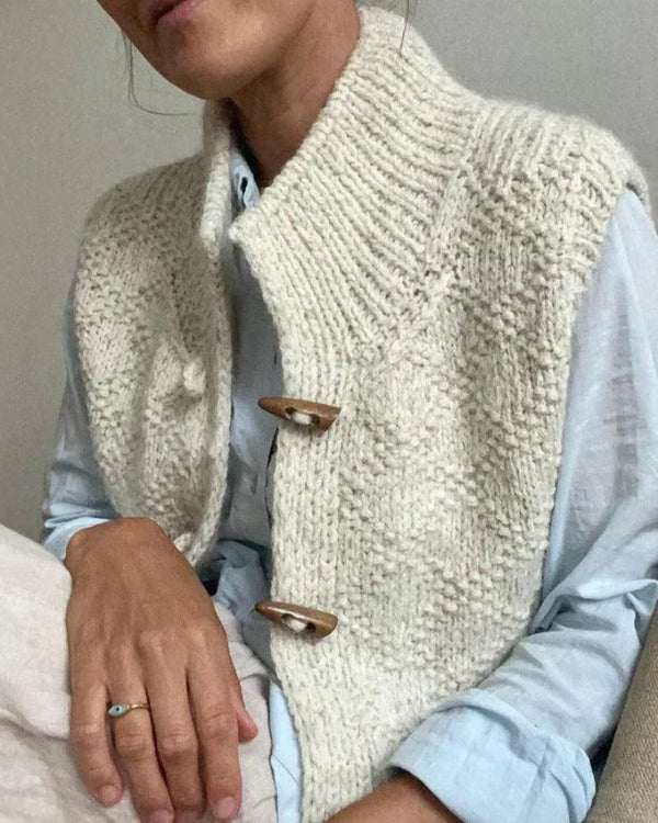 Eliane - Elegant ærmeløs Cardigan