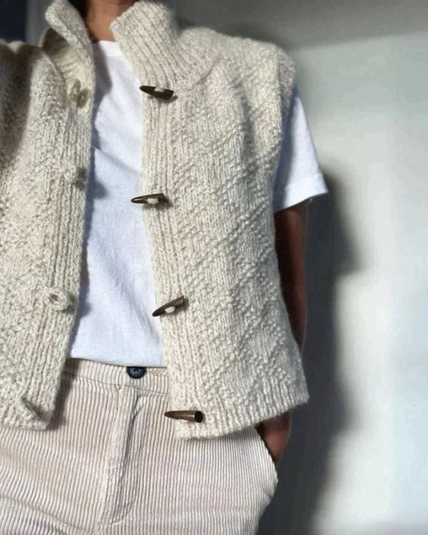 Eliane - Elegant ærmeløs Cardigan