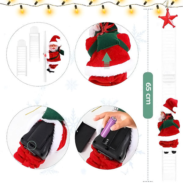 ClimbingLadder - Julemanden Klatrer op ad Stigen