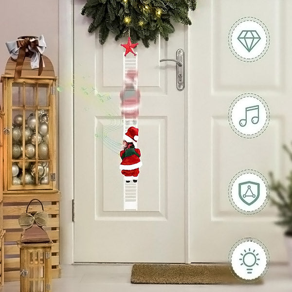 ClimbingLadder - Julemanden Klatrer op ad Stigen