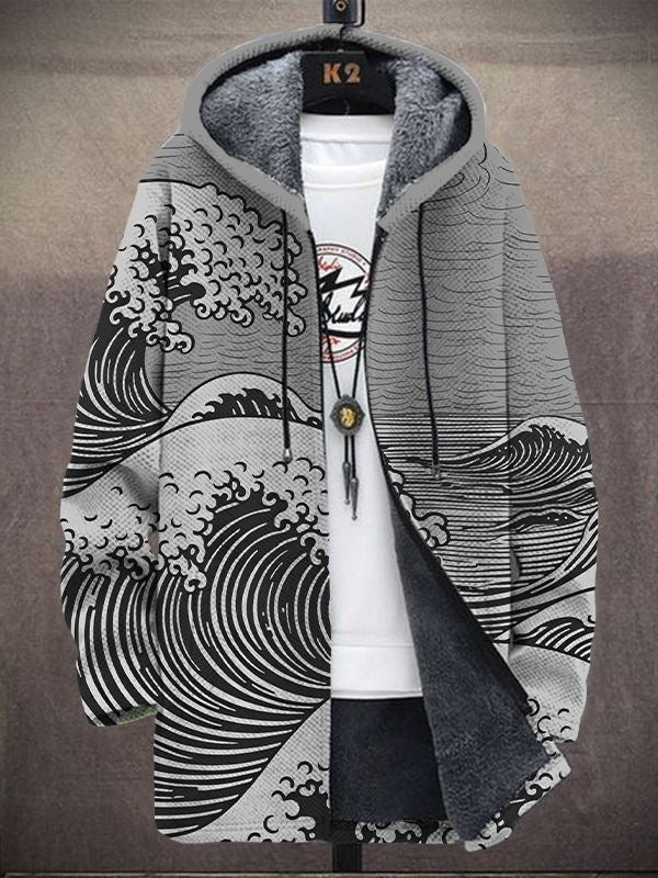Nalha - Luksuriøs Cardigan Inspireret Af Kunst