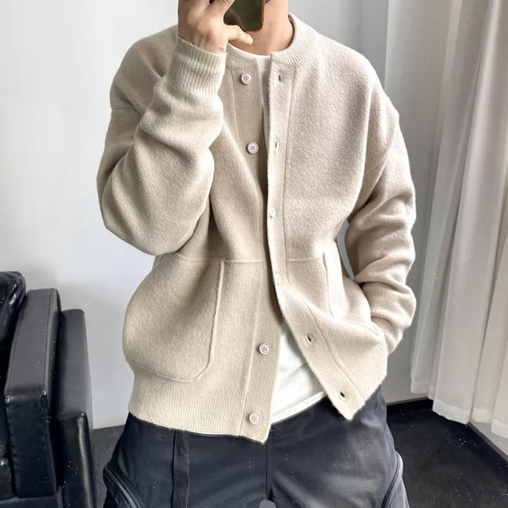 Ewald – Sofistikeret Sweater Med Knaplukning