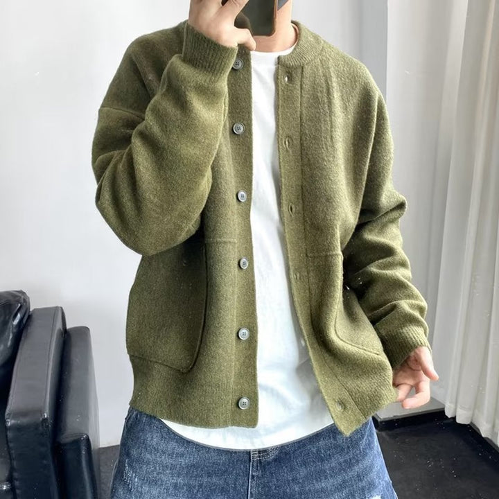 Ewald – Sofistikeret Sweater Med Knaplukning