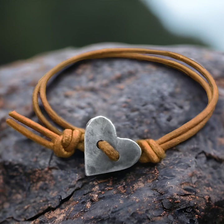 Lovenna - Håndlavet armbånd med hjertesymbol