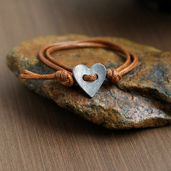 Lovenna - Håndlavet armbånd med hjertesymbol