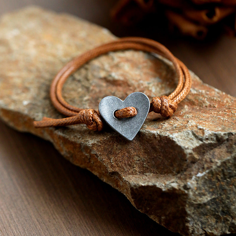 Lovenna - Håndlavet armbånd med hjertesymbol