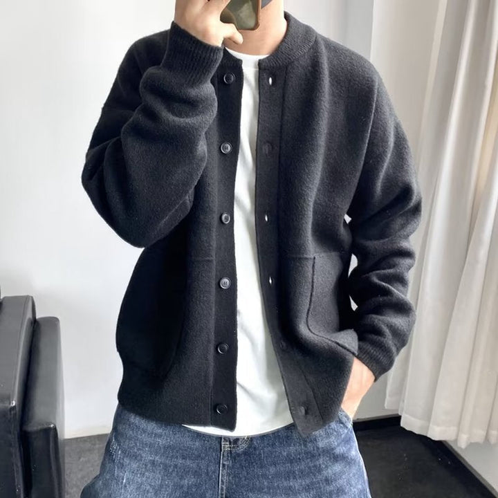 Ewald – Sofistikeret Sweater Med Knaplukning