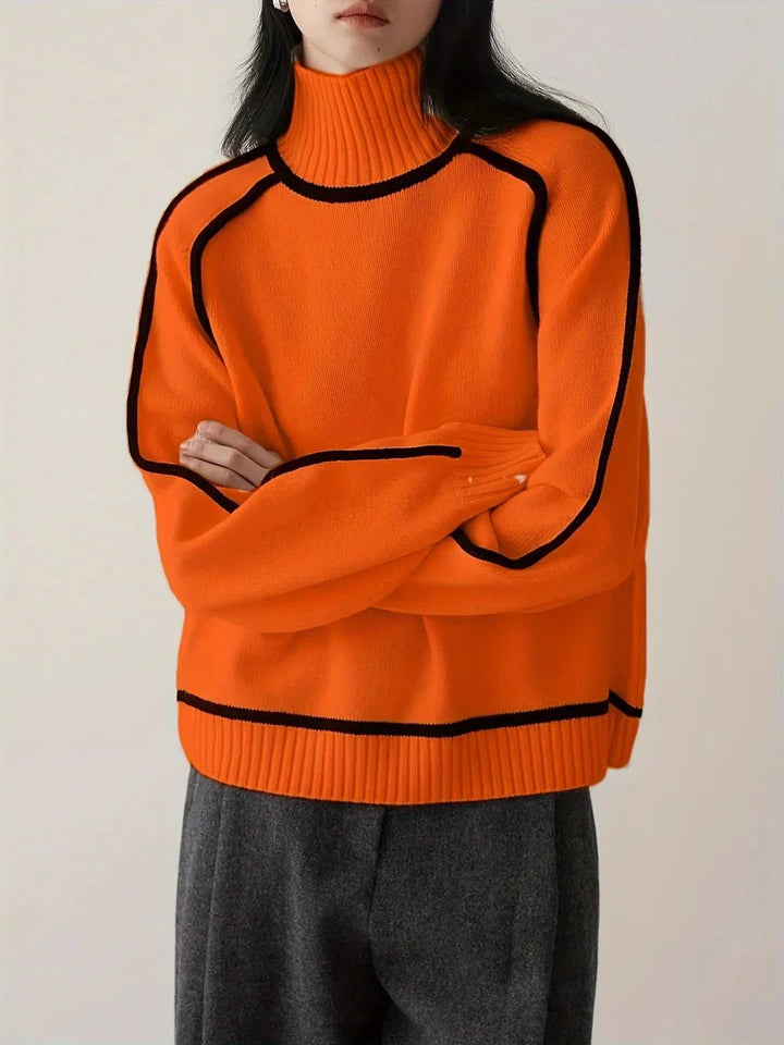 Karina – Elegant Rullekravesweater