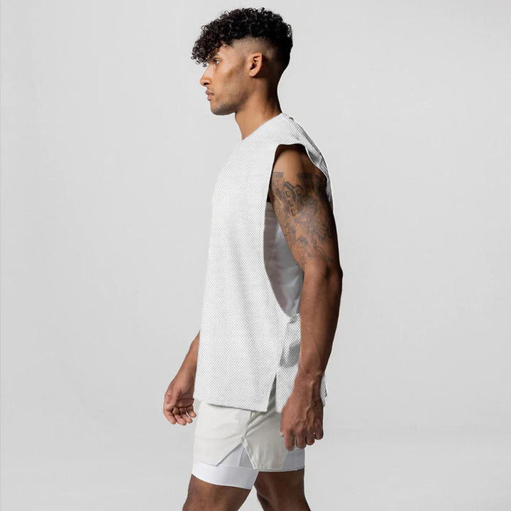 Julius - Rundhalset Veste Med åben Siden