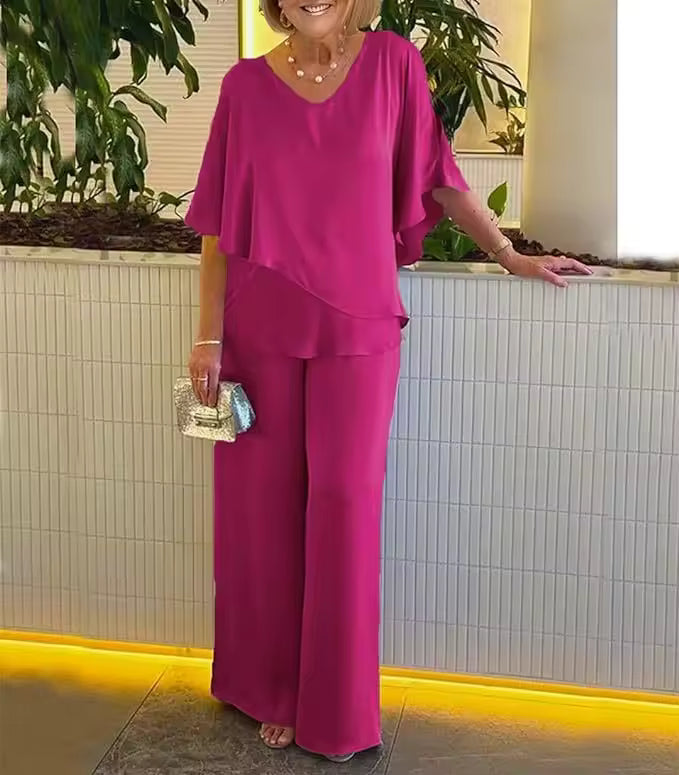 Lurena - To-Delt Sæt Med Elegant Flair