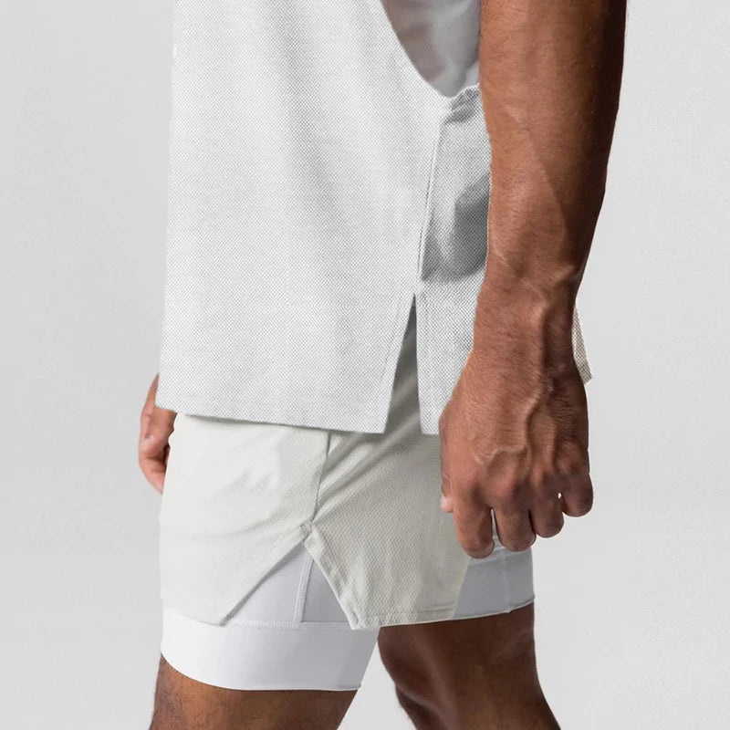 Julius - Rundhalset Veste Med åben Siden